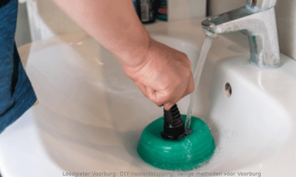 DIY rioolontstopping: Veilige methoden voor Voorburg