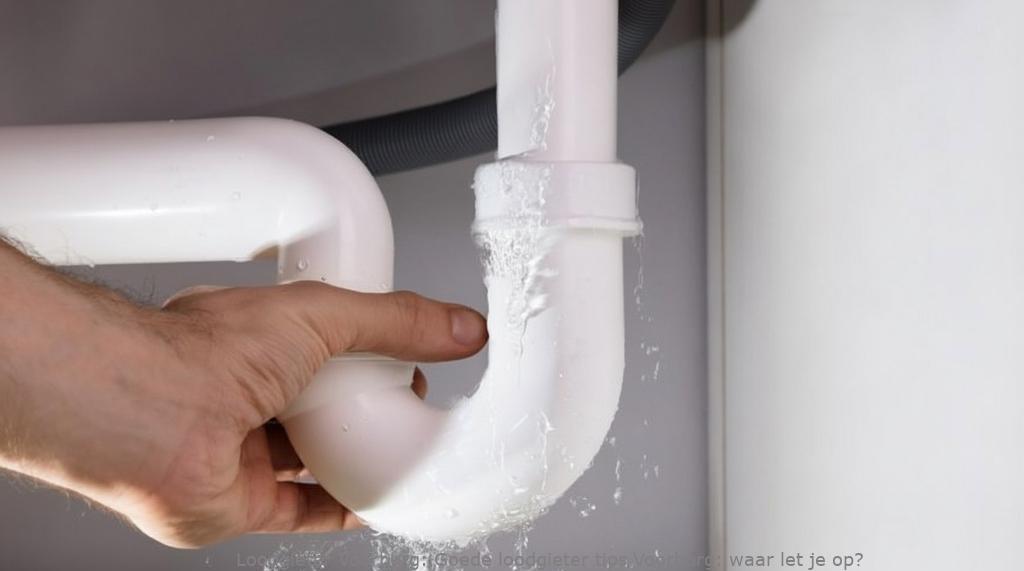 Goede loodgieter tips Voorburg: waar let je op?