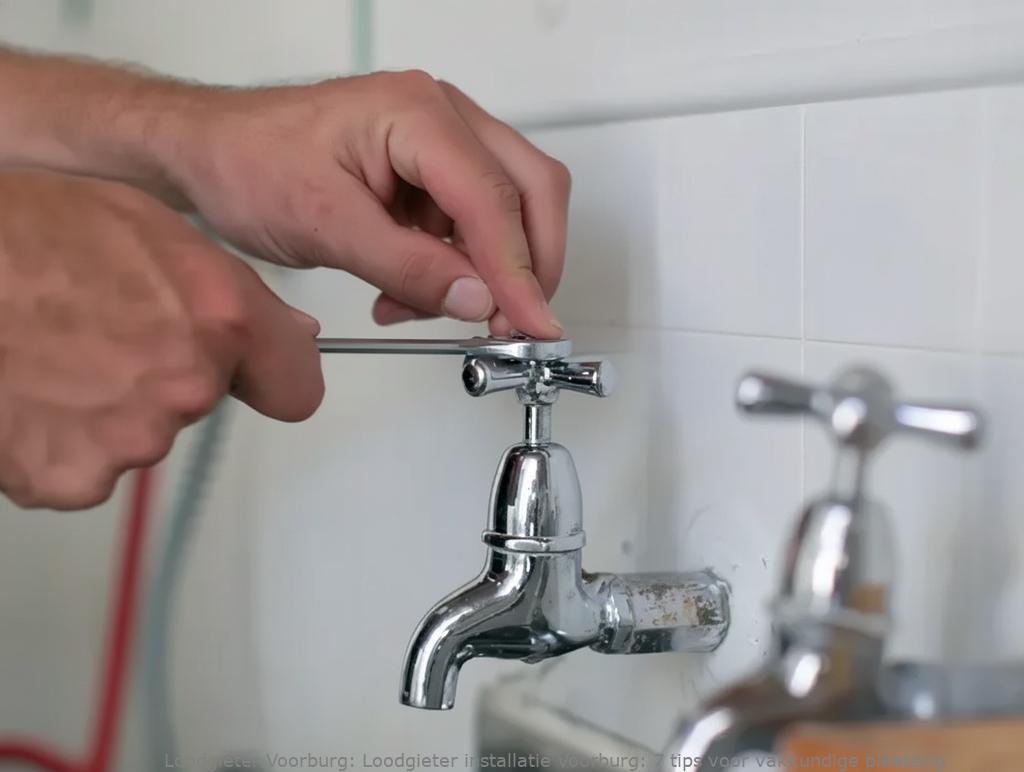 Loodgieter installatie Voorburg: 7 tips voor vakkundige plaatsing