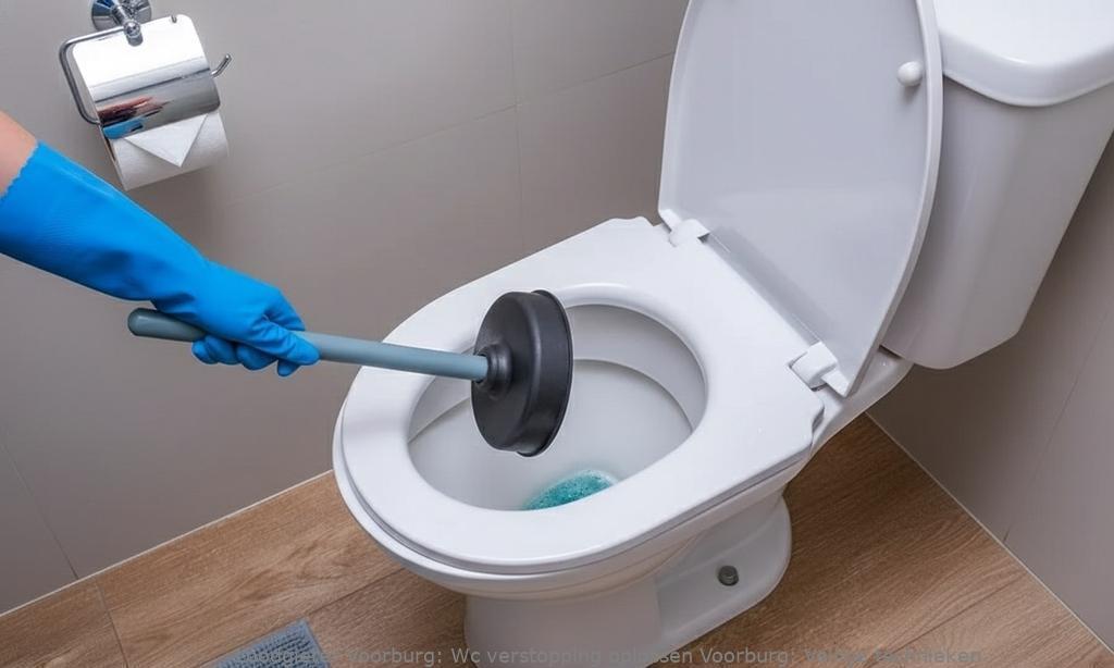 Wc verstopping oplossen Voorburg: Veilige technieken